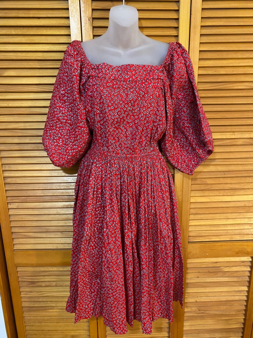 Vintage Stanley Sherman: 100% cotton dress